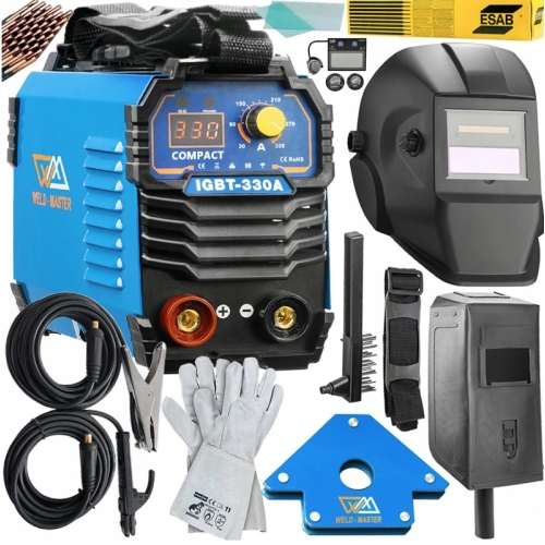 Saldatrice inverter Weld Master 330A MMA TIG + Tanti accessori